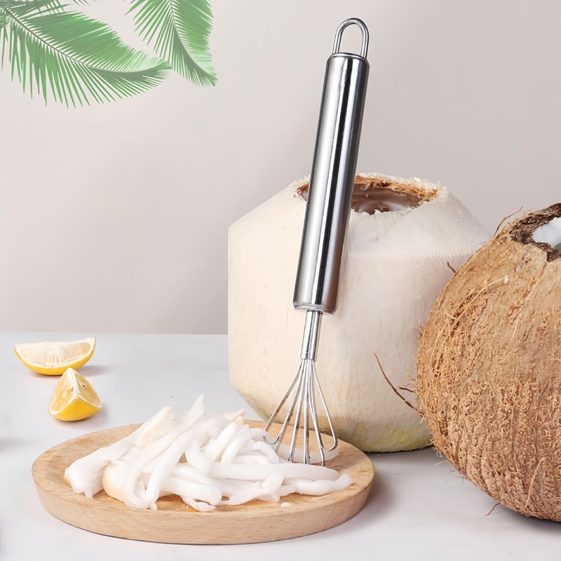 Pack of 2 Stainless Steel Coconut Scraper Durable Coconut Dragon
