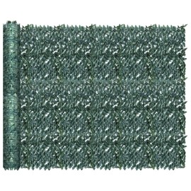 TANG Sunshades Depot 6'x8' FT Artificial Faux Dark Deeper Laurel Privacy Fence Screen Leaf Vine Decoration Panel