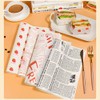 TUDOUZZZ Cooking Sheet, Wax Paper, 7.1 x 7.1 inches (18
