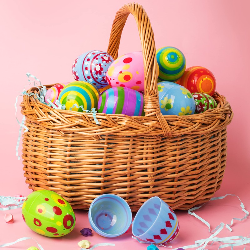 JOYIN 3" Printed Eggs, Pack of 18