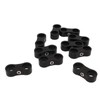 10PCS 6AN Hose Separator Clamp Aluminum Alloy Fuel Line Separator