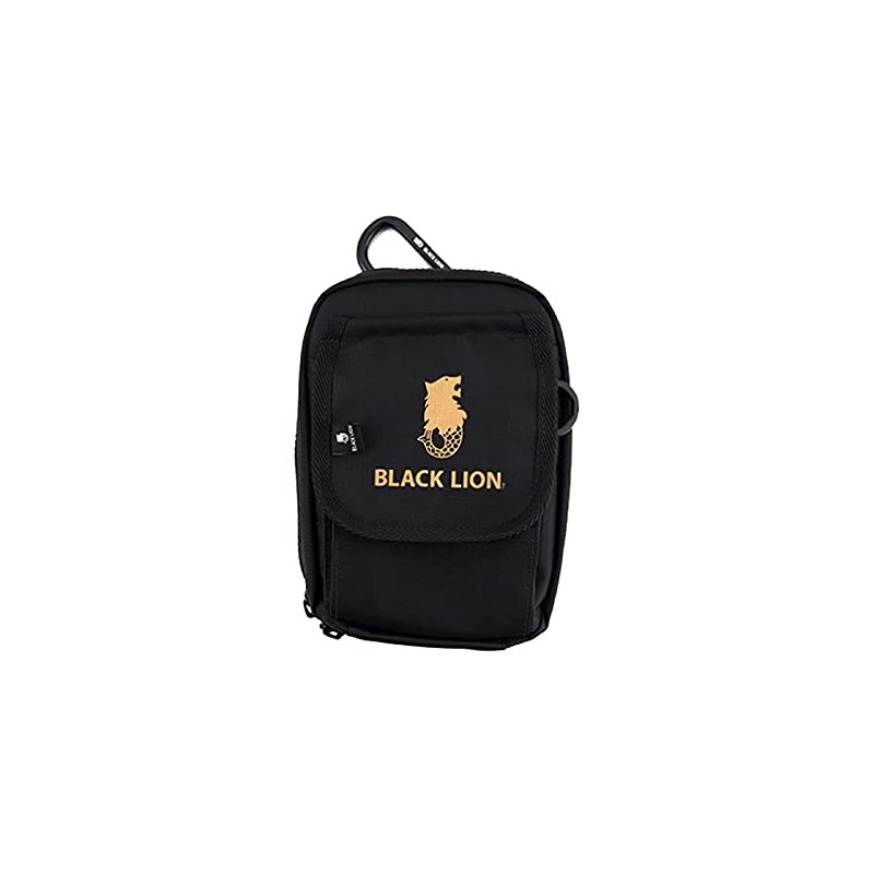 Black Lion Egiwallet with Carabiner Black LION #06 Black