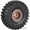 RCHuiWow RC 1.9" Beadlock Wheels and Tires for 1/10 RC