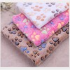 8 Pieces Fluffy Puppy Cats Blanket with Cute Printed Paws,