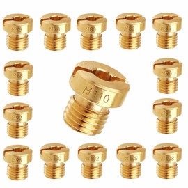 Dellorto Main Jet Replacement, 15 Pcs Carburetor Main Jets, M6 Main jets kit(75‑110) for DellOrto Carburetor PHBG PHBH PHBL FRD PHF VHB VHSH Injector Nozzle, Make you feel from motor vehicles