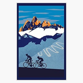 Vintage Retro Mtb Poster Bumper Sticker Window Vinyl Decal 5"