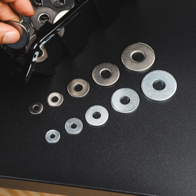 HELPMATE M8 DIN 9021 Washers - A2 Stainless Steel -