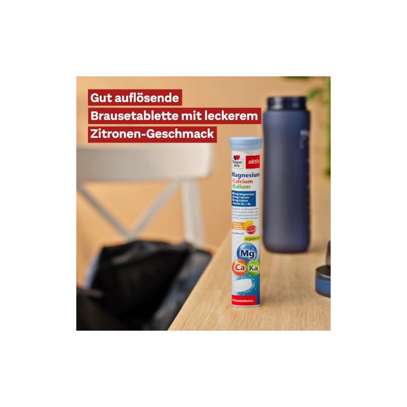 Doppelherz Magnesium + Calcium + Potassium + B6 + D3