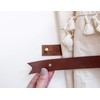 KEYAIIRA - Leather Curtain Tie Back - minimal curtain holdbacks,