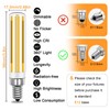 LFLAMPON E12 Bulb Dimmable 12 Watt Light Bulbs, 120W 150W