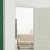 JSIWOTH Weather Stripping, White D-shaped Rubber Seal Strip for Doors/Windows,