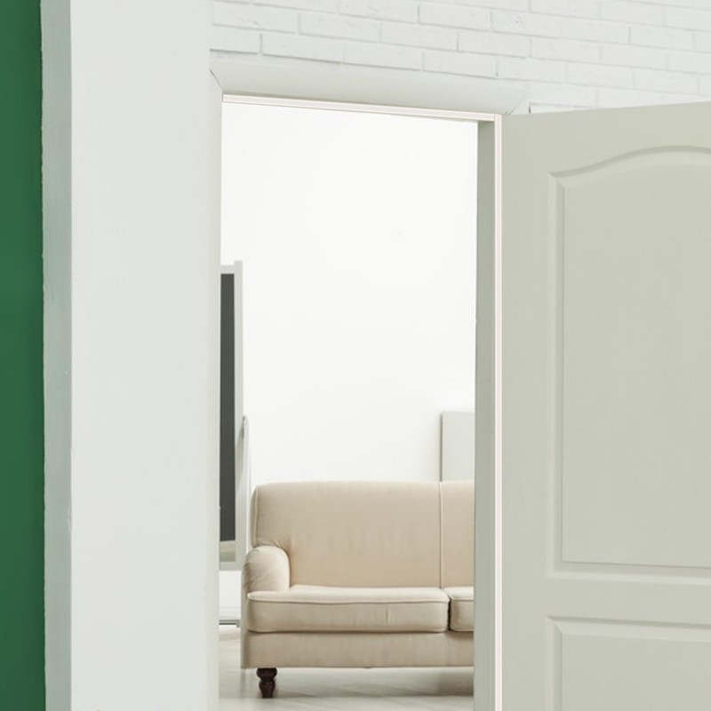 JSIWOTH Weather Stripping, White D-shaped Rubber Seal Strip for Doors/Windows,