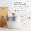 ROCKURWOK Ceramic Nonstick Sauce Pan with Lid, 2.2 Quart Cooking