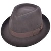 MAZ Elegant 100% Wool Trilby Hat Waterproof & Crushable Handmade