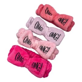 4 Banda Sujetadora Cabello Maquillaje Diadema Spa Skincare Diademas Colores