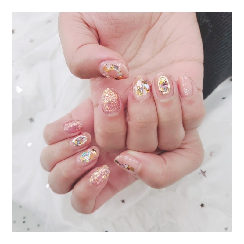  Autumn handmade nail tips ✨ - Short C curve