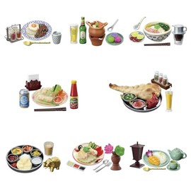 Rement Petite Sample Series, Asian Dining 1 Box, Approx. H 4.5 x W 2.8 x D 2.0 inches (115 x 70 x 50 mm), PVC