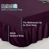 Egypto Plain Dyed Deep 𝐅𝐢𝐭𝐭𝐞𝐝 𝐕𝐚𝐥𝐚𝐧𝐜𝐞 Sheet Double – Easy