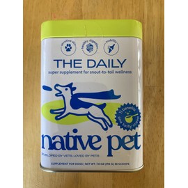 Native Pet The Daily Dog Supplement 11 In 1 Super Multivitamin Tasty Scoop 7 OZ