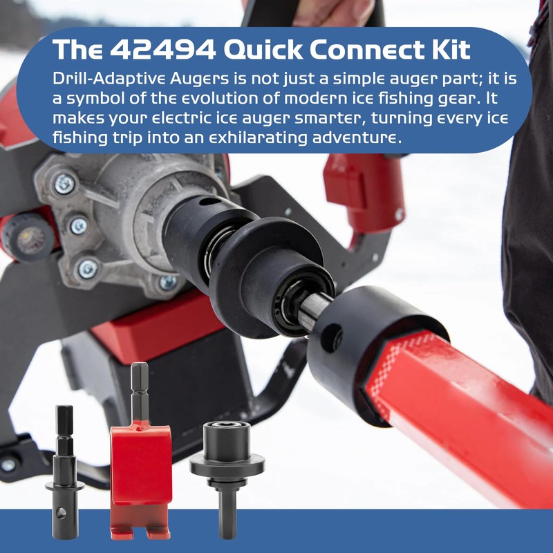 YXYYXY 42494 Quick Connect Kit for Eskimo Ice Fishing Auger