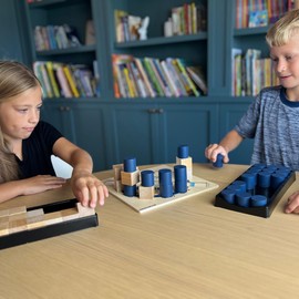 Foros 3D Board Game | Strategy Board Games with Unique 3D Gameplay | Family Games for Kids and Adults | Beautiful Wooden Design | Fast-Paced, Easy to Learn & Fun to Play | MESH Accredited for Learning