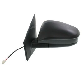 For 13-15 RAV4 Rear View Door Mirror Power Non-Heated Textured Black Driver Side