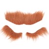 Juego de Bigote Y Cejas Falsos, Bigote Novedoso Autoadhesivo, Vello