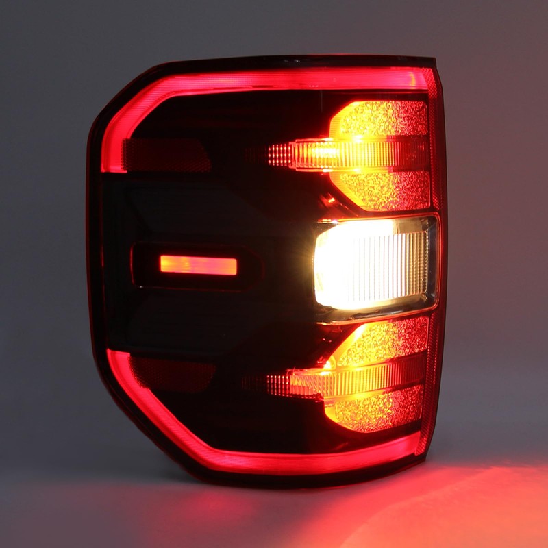 Gefitway LED Black Taillights Compatible with Ford Maverick Lariat Tremor