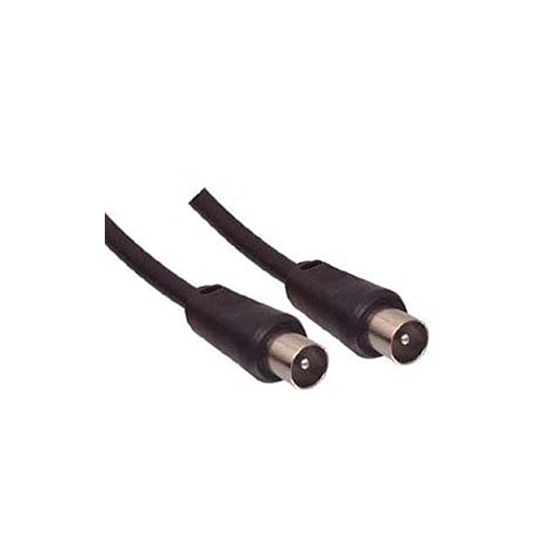 Aptii Coaxial TV Aerial Cable Plug to Plug Fly Lead
