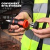 HAUTMEC 8-in-1 Stubby Ratcheting Screwdriver Set, Multi Screwdriver Tool All