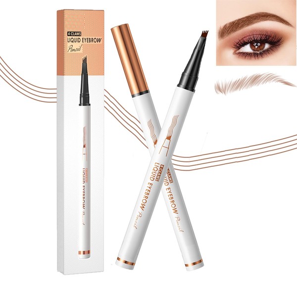 Probuk Liquid Eyebrow Pencil, Waterproof, Light Brown, Eyebrow Pencil, Microblading