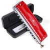 Conjurer Chromatic Harmonica in C Major 10-Hole Harp Professional Instrument