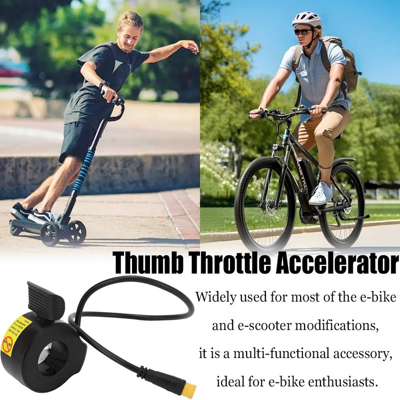 130X Thumb Throttle Accelerator Universal Finger Throttle Booster Waterproof Electric