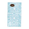 Caspari Coral And Trellis Robin's Egg Guest Towel Napkins -