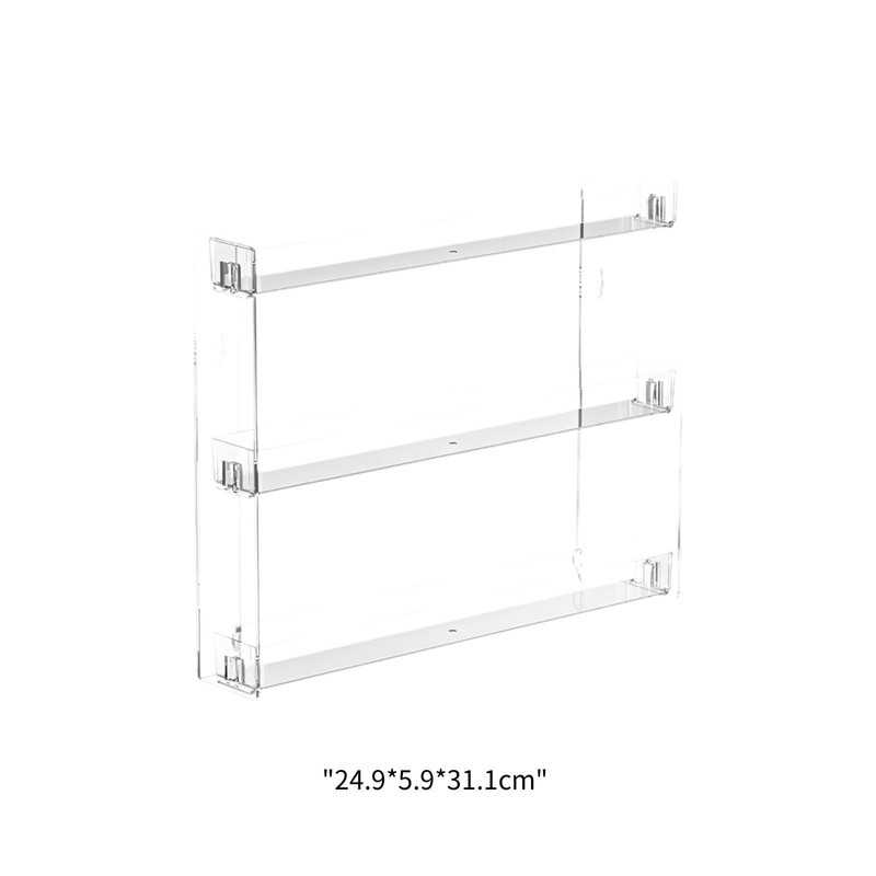 Perfeclan 3 Layers Wall Mount Makeup Organizer Multipurpose for Cosmetic