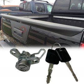 PMFCA Tailgate Lock Cylinder with 2 Keys for Nissan Frontier 2005-2021 Replace K3477-EA800 Rear Trunk Lid Lock Cylinder 3.8L 4.0L Pickup