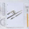360 Degree Steel Universal Bevel Protractor Angle Finder Measuring Ruler