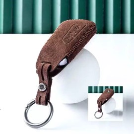 Sangse Page Heugin 호환 폭스 바겐 골프 CC Magotan Passat 스웨이드 자동차 원격 키 케이스 커버에 적합 스타일 더 나은 보 Compatible Volkswagen Golf CC Magotan Passat Suede Car Remote Key Case Cover Style Better Protection [[1]6]