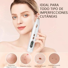 Pluma de Plasma, con 15 Niveles, Tecnología de Efecto Plasma Dispositivo de Cuidado Facial,Pantalla LED y USB Recargable,para Cuidado Personal,Profesi