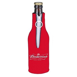 Budweiser King of Beers Bottle Suit Holder Cooler Kaddy Huggie Coolie Bud