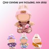 Puppenkleidung fur 17cm Labub Plush Toy Keychain, Labub Plüsch Bekleidung