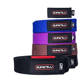 Jiu Jitsu Pearl Weave Belt | Pro Grade Competition BJJ Gi Belt - Black A1