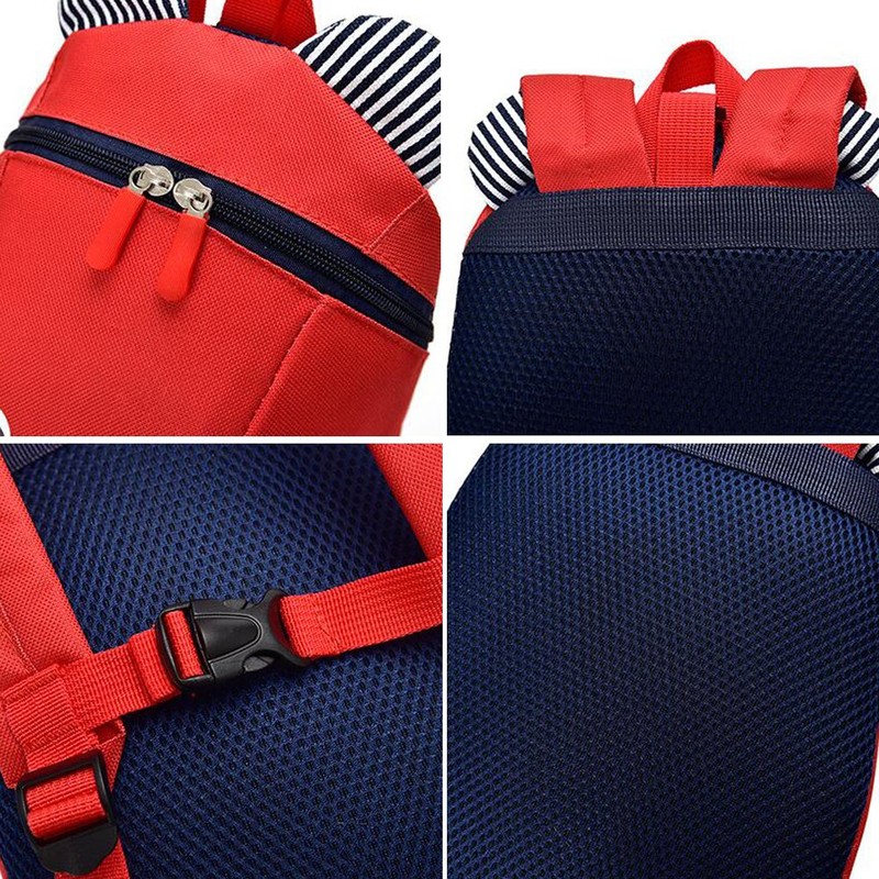 Age 1-2Y Cute Bear Small Toddler Backpack With Leash Children