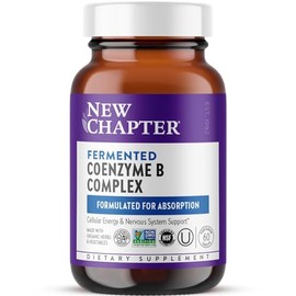 New Chapter New Chapter Vitamin B Complex C Fermented Coenzyme B Complex Rich in Vitamin B12 + Vitamin B6 + Biotin + Made with Organic Ingredients - 60 ct