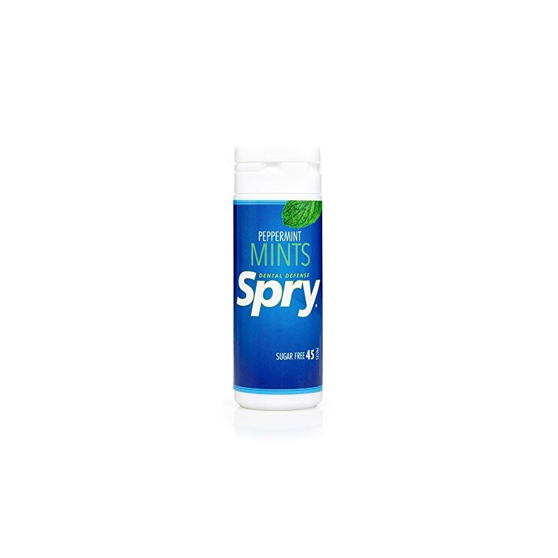 Spry Mints With Xylitol - Power Peppermint 45s (Pack of