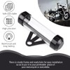 Uadme Motorcycle Tax Disc Holder, Universal Waterproof Motorbike Secure Tax