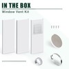 Flehomo Dryer Vent Window Kit, Include Dryer Vent Cover with