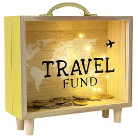 HautStore Piggy Bank Children's 3D Picture Frame with Glass Front as Money Gift & Decoration