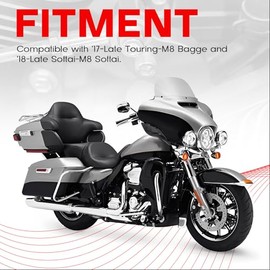 EZ Shift Neutral Gear Shift Aid for Harley M8 Excavator and Softail - Easy Idle - Fits Touring Models 2017 Onwards and Softail Models 2018 Onwards - Silver