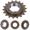 Single Speed Freewheel Sprocket, 18T Bicycle Freewheel Single Speed Sprocket